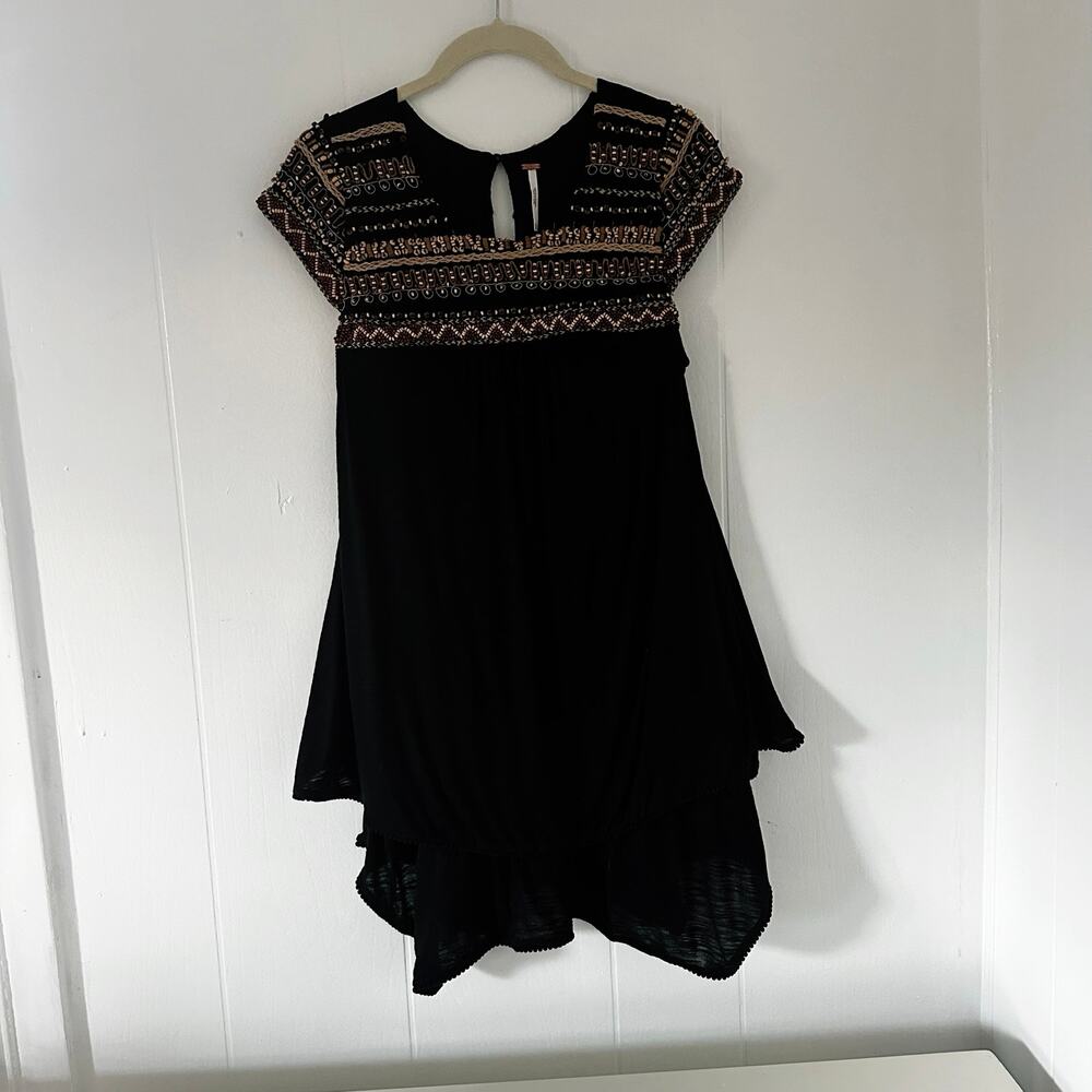 Free People Beaded Boho Tunic